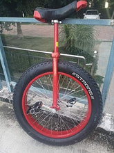 Load image into Gallery viewer, Wheel Unicycles 20 Inch Adults Unicycle for 170-180cm People, Heavy Duty Big Wheel Unicycle with Extra Thick Tire, Load 150kg/330Lbs