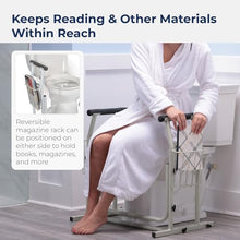 Load image into Gallery viewer, Drive Medical RTL12079 Toilet Safety Frame, Bathroom Grab Bar for Toilets, Freestanding Toilet Rail for Stability, For Users Up to 300 Pounds, White