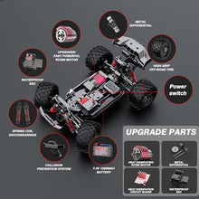 Load image into Gallery viewer, Kids and Adults, 4WD Electric Vehicle with 2 Rechargeable Batteries, Off Road Monster Truck