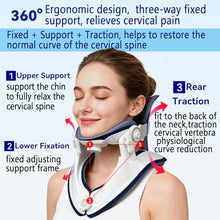 Load image into Gallery viewer, Cervical Traction Device, Adjustable Neck Stretcher for Pain Relief, Lightweight Neck Support Brace for Cervical Spine Decompression, Ergonomic Design for Home, Office & Travel Use