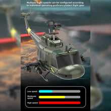 Load image into Gallery viewer, 1/48 RC Helicopter for Adults, RC ERA C032 UH-1 Huey 2.4G 6CH Gyro Stabilized Remote Control Aircraft with Altitude Hold & Optical Flow