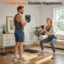 Load image into Gallery viewer, Adjustable Dumbbells Set 25LB, Weights Dumbbells Set 5/10/15/20/25lbs, dumbbell set 2 (25, Pounds)
