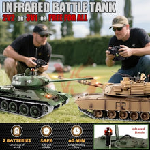 Load image into Gallery viewer, 1/16 RC Tank, Heng Long Soviet Union T-34 Army Toy with Smoke, Sound, Light, 2.4G Remote Control Tank