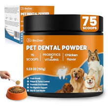 Load image into Gallery viewer, Dog Teeth Cleaning Powder - Plaque & Tartar Control, Breath Fresheners