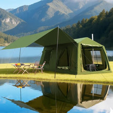 Load image into Gallery viewer, Inflatable Tents for Camping, Large Blow Up Tent with Hand Pump, Easy Setup InflatableTent 4 Season Tent, Waterproof Oxford Air Glamping Tents for Camping Adult 6/8/10 Person