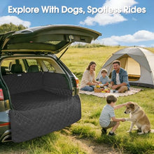 Load image into Gallery viewer, ALLANSING Extra Long SUV Cargo Liner for Dogs - Heavy-Duty 900D Oxford Waterproof Pet Cargo Protector with All-Round Protection & TPU Suction Cups, Fits Full-Size SUVs and Minivans