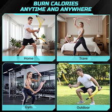 Load image into Gallery viewer, Ptrildo Cordless Battle Ropes for Home Gym & Apartment with Workout Guide