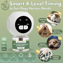 Load image into Gallery viewer, Dog Calming Pheromone Diffuser Kit with Timer – 2 Plug-Ins + 4 Refills – Smart 4-Level Timing Calming Aid – Stress Relief for Dogs – Help with Anxiety, Barking, Fighting, Thunder, Travel, Vet Visits