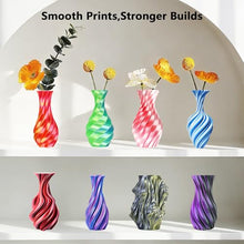 Load image into Gallery viewer, DO3D Silk PLA 2 Color in 1 Coextrusion 3D Printer Filament Bundle: White/Red, White/Blue, Blue/Purple, Lime GreenBlue, RedGold, RedBlack, GoldBlack, PurpleBlack, 2Kg Dual Color Silk PLA, 250g x 8