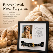 Load image into Gallery viewer, Csfzly Dog Memorial Picture Frame with Collar Holder, Dog Memorial Gifts