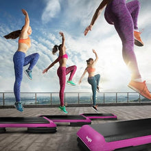 Load image into Gallery viewer, Yes4All Adjustable Workout Aerobic Exercise Step Platform - Pink Black