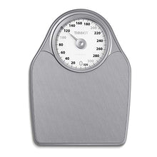 Load image into Gallery viewer, Thinner by Conair Bathroom Scale for Body Weight, Extra-Large Analog Scale Measures Weight Up to 330 Lbs. in Silver