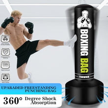 Load image into Gallery viewer, Heavy Freestanding Punching Bag for Adults, 70'' Standing Punching Bag Heavy Bag with Boxing Gloves, Women Men Boxing Training Equipment Kickboxing Bags for Beginners Training MMA Fitness Home Gym