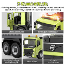 Load image into Gallery viewer, DOUBLE E Volvo FMX 1:20 RC Dump Truck - 2.4GHz Anti-Interference Remote Control Construction Toy for Adults