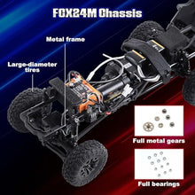 Load image into Gallery viewer, RC Crawler, Officially LicRC Crawler, Officially Licensed RC Truck 2 Speeds Switch with LED Lights, Off-Road RC Model for Adultsensed RC Truck 2 Speeds Switch with LED Lights, Off-Road RC Model for Adults (Blue)