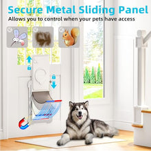 Load image into Gallery viewer, 3-Flap Never Rust Extra Large Dog Door for Doors with Sliding Lock Panel