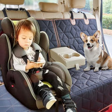 Load image into Gallery viewer, Petiza Dog Car Seat Cover for Back Seat, Heavy-Duty Non-Slip Waterproof Car Bench Protector for Pets,Compatible with Middle Armrests ,Dog Seat Cover Universal for Cars Trucks and SUVs