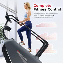 Load image into Gallery viewer, Sunny Health & Fitness Premium High-Intensity Smart Stepper Stair Climber Commercial Grade 25 Levels EMS, Cardio Workouts Free SunnyFit App Bluetooth Connection 400LB Capacity - SF-X7300SMART