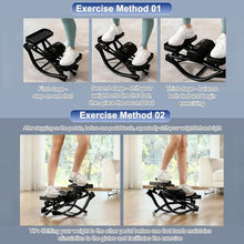Load image into Gallery viewer, WIKONALK Rock Stepper,Portable Rock Stepper Side to Side,Rocking Steppers for Exercise at Home with Resistance Bands and Digital Display,Low-Impact Balance Board for Full Body,No Assembly