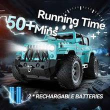 Load image into Gallery viewer, DEERC Remote Control Car with Fog Mist & Music, 1:16 Remote Control Truck for Boys