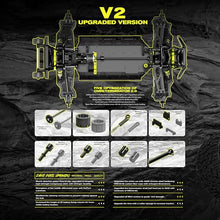 Load image into Gallery viewer, RIAARIO 1/10 Brushless RC Cars, Monster Truck, 50+ MPH, 4WD, Waterproof, Carbon Fiber, Black, Ages 8+