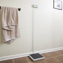 Load image into Gallery viewer, Medical Grade Floor Scale - Portable - Easy to Read Digital Display - Heavy Duty - Home, Hospital & Physician Use - Pound & Kilogram Settings - 12" x 12.5" Platform - 550 lb Limit by Patient Aid