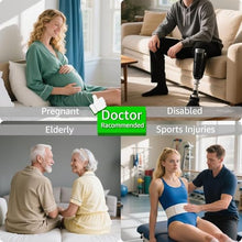 Load image into Gallery viewer, Aünsffer Raised 2.91'' Toilet Seat Elongated, Toilet Seat Riser for Elderly, Soft Close & Quick Release, Oblong 18.5inch Compatible Size, PP Material, 2 Years Support