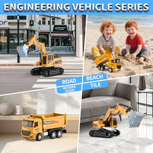 Load image into Gallery viewer, MQDMINI Remote Control Excavator and Dump Truck Toy Set