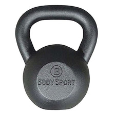 Load image into Gallery viewer, BodySport Cast Iron Kettlebells, 60 lb. – Strength Training Kettlebell for Weightlifting