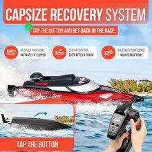 Load image into Gallery viewer, REV-UP RC Boat with Travel Bag - 21 MPH Fast RC Boats for Adults, Hobby-Grade Remote Control Boat for Pool and Lake