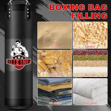 Load image into Gallery viewer, Punching Bag for Adults, 4FT Oxford Heavy Boxing Bag with Chains and Hand Wraps, Boxing Equipment for MMA Karate Kickboxing, Unfilled