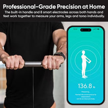 Load image into Gallery viewer, Wyze Smart Scale Ultra BodyScan with Handle – Wi-Fi & Bluetooth Body Composition Scale for Weight, BMI, Body Fat, Muscle Mass, and Segmental Measurement, 400 lbs, Black