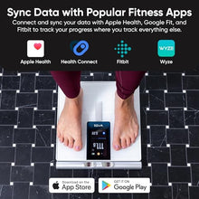 Load image into Gallery viewer, Wyze Smart Scale Ultra BodyScan with Handle – Wi-Fi & Bluetooth Body Composition Scale for Weight, BMI, Body Fat, Muscle Mass, and Segmental Measurement, 400 lbs, White