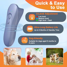 Load image into Gallery viewer, SILENTPAL Dog Bark Deterrent Device,Anti-Barking Device,Up to 15Ft Long Range & Rechargeable Bark Control,Stop Barking Dog Devices,Safe for Dogs Training,Indoor & Outdoor(Purple)