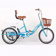 Load image into Gallery viewer, Adult Tricycle - 3 Wheel Bikes for Adults Shopping Tricycle for Adult Seniors Women Men 1 Speed 3-Wheel Bike Trike