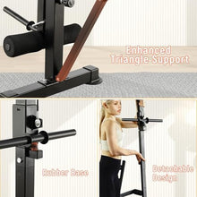 Load image into Gallery viewer, Foldable 1500LBS 8 IN 1 Weight Bench Set with Rack, Leg Extension