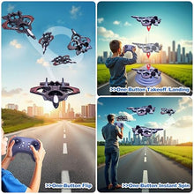 Load image into Gallery viewer, LIHBCAIYI Foam RC Airplane, Remote Control Planes with LED Lights Fighter Jet