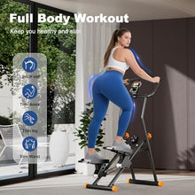 Load image into Gallery viewer, Stair Stepper for Home Gym, 350lbs Vertical Climber Machine with LCD Display, Non-Slip Pedals & 350lb Capacity Compact Folding Cardio Exercise Climber