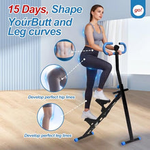 Load image into Gallery viewer, Stair Stepper for Home Gym, Foldable Vertical Climber Workout Machine, Full Body Cardio Machine with Adjustable Handles, LCD Monitor (Black)
