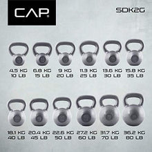 Load image into Gallery viewer, WF Athletic Supply Hammerstone Painted Cast Iron Kettlebells, Available in 10-80 Pounds