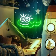 Load image into Gallery viewer, Officially Licensed Dog Man MOLLY LED Neon Sign – Vibrant Kids’ Bedroom & Game Room Wall Decor, Safe Movie-Themed Gift for Fans Christmas/Birthday (16x9.6 Inches)