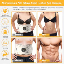 Load image into Gallery viewer, FAD Cleard - Abs Sculptor, Ab Stimulator Belt with Heating Pad for Belly Fat Burning, ab Toner Muscle Stimulator for Stomach Exercise Smooth & Firm, Lower Back Massager for Pain Relief Unisex Gifts