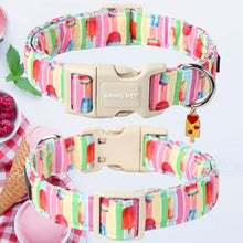 Load image into Gallery viewer, ARING PET Summer Dog Collar-Cute Popsicle Dog Collar for Small Dogs, Adjustable Multicolor Ice Cream Pet Collars Puppy Collar for Small Medium Large Dogs