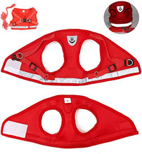 Load image into Gallery viewer, FEimaX Dog Harness and Leash Set for Walking, Soft Mesh Adjustable Easy Control Lightweight Cat Vest Harnesses with Reflective Strips, Escape Proof Small Dogs Cats Vests (Red, Large)