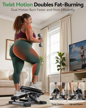 Load image into Gallery viewer, SPORTSROYALS Twist Stepper, for Exercise at Home,Stair Stepper with Resistance Bands for Full Body Workout