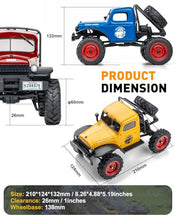 Load image into Gallery viewer, Brushless 4X4 RC Rock Crawlers for Adults, Metal Case Waterproof 4WD Off-Road