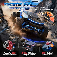 Load image into Gallery viewer, 1/18 All Terrain Fast Drift & Racing RC Car, 40KM/H Remote Control Truck with Futuristic Body Shell