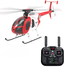 Load image into Gallery viewer, rcxperts YU Xiang F119S MD500 Remote Control Helicopter, 1/16 2.4G 9CH 250-Class 6-Axis Gyro Military RC Helicopter