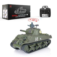Load image into Gallery viewer, Heng Long US in Stock, RC Tank 2.4G 1/16 Scale 7.0 Plastic Version M4A3 Sherman Smoking Unit Battle Tank