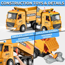 Load image into Gallery viewer, MQDMINI Remote Control Excavator and Dump Truck Toy Set